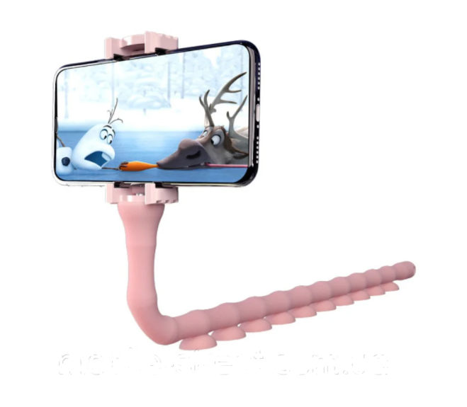 

Гибкий держатель для телефона Cute Worm Lazy Holder Розовый, Розовый