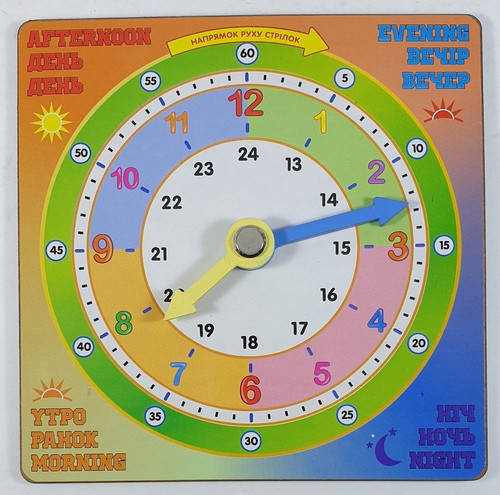 

Часы учебные 14 х 14 см AS-7142