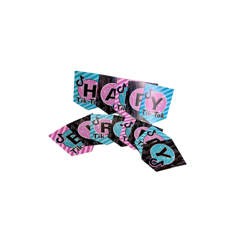 

Гирлянда бумажная Happy birthday "Тик Ток"