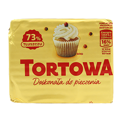 

Маргарин Тортова для випічки Tortowa 73% 250g 30шт/ящ (Код : 00-00006066)