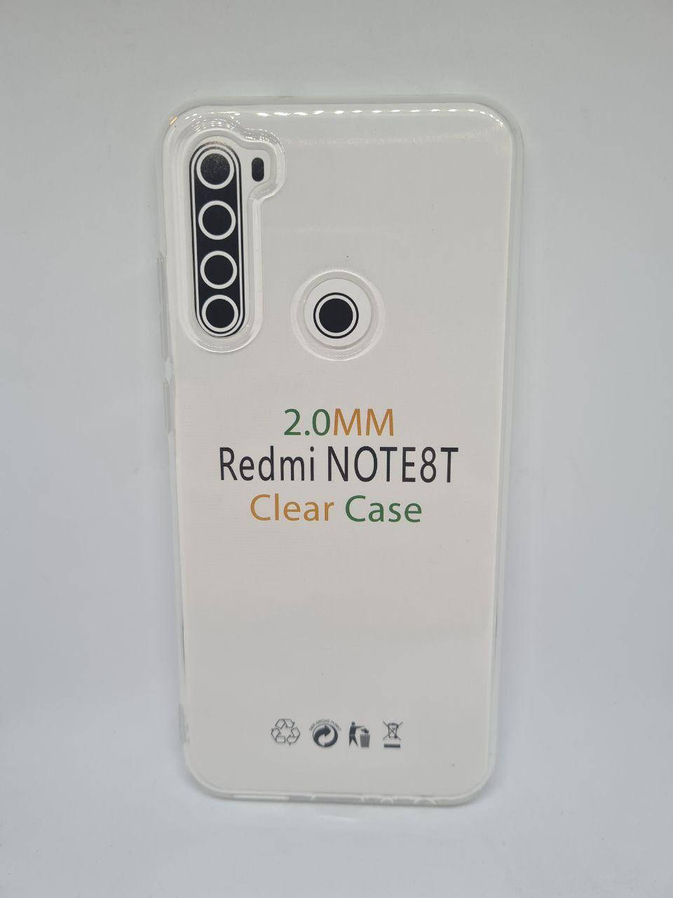 

Прозрачный силиконовый чехол 2 мм. для Xiaomi Redmi Note 8T