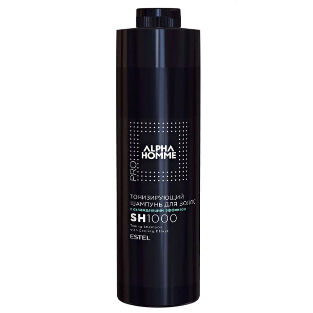 

Шампунь Estel Alpha Homme Pro тонизирующий для волос с охлаждающим эффектом 1000 мл