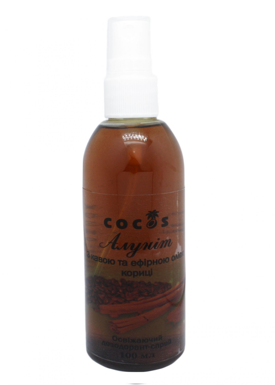 

Дезодорант-спрей Cocos Алунит с кофе и эфирным маслом корицы 100 мл