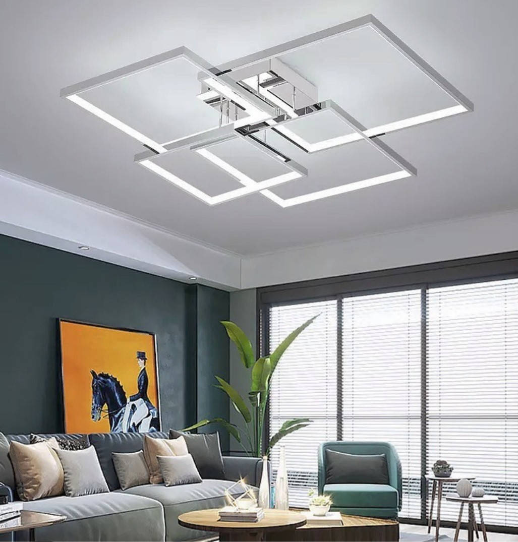 

Потолочная светодиодная люстра с диммером 160W 7008 LED 3color dimme