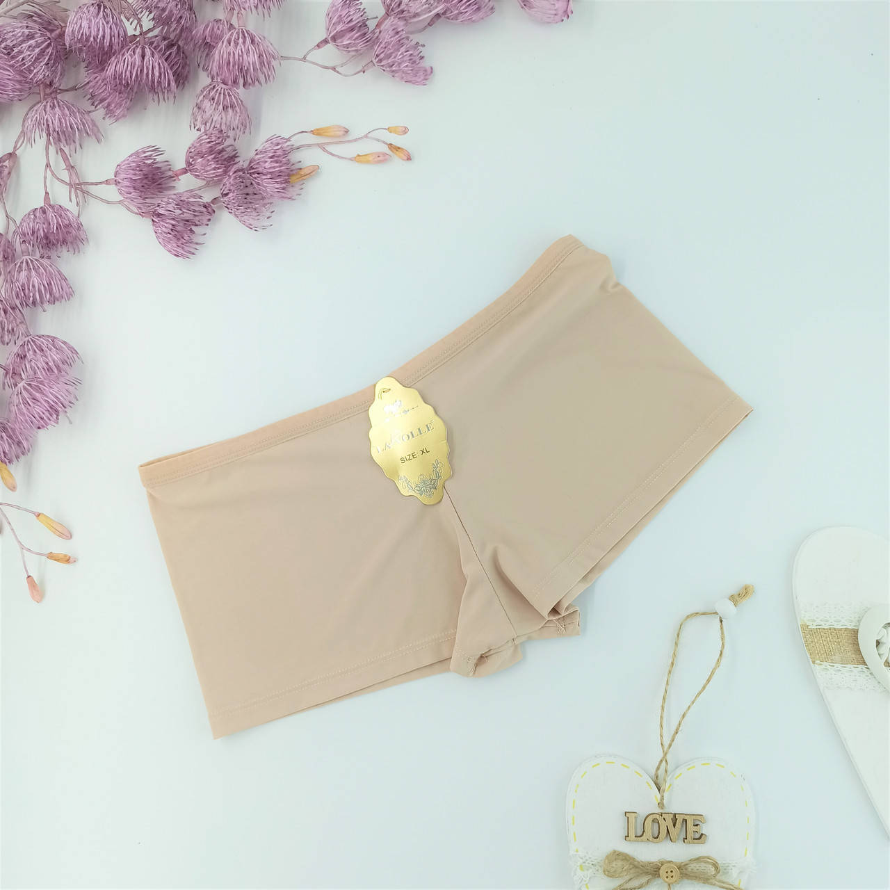 

Шортики Lavolle гладкие масло отличное качество 42-46 бежевые (5606), Бежевый