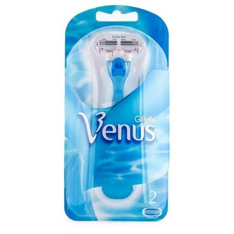 

Женский бритвенный станок Gillette Venus с двумя сменными касетами
