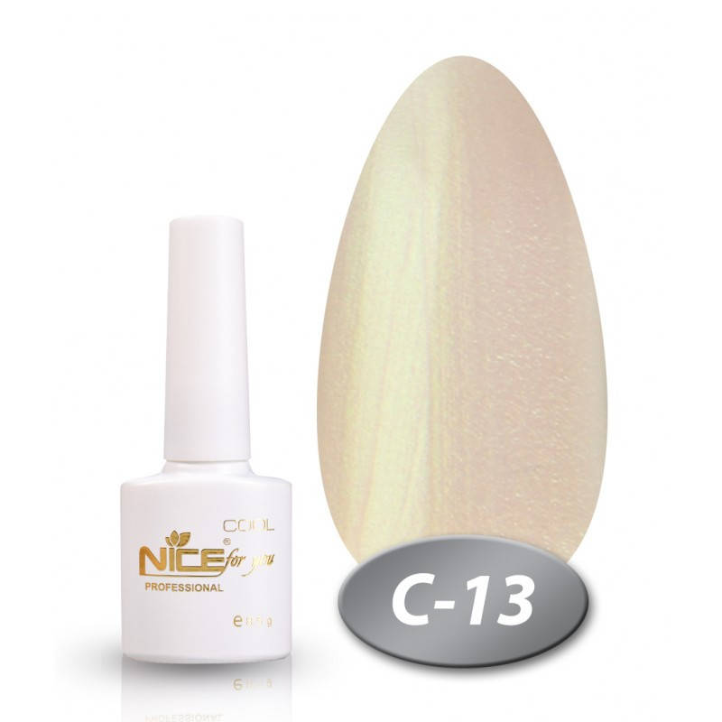 

Гель-лак Nice for you Cool C-13 кремовый 8,5 мл