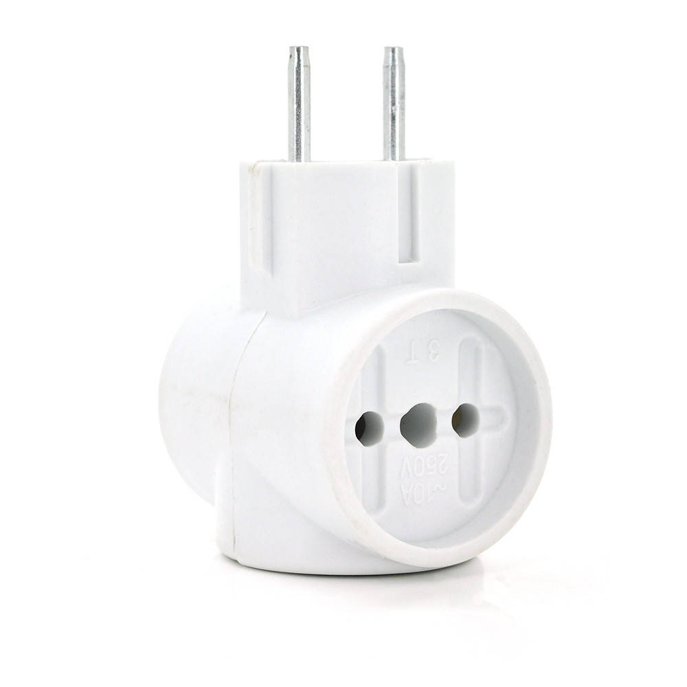 

Розетка трійник Т- подібний Light, White, Q12