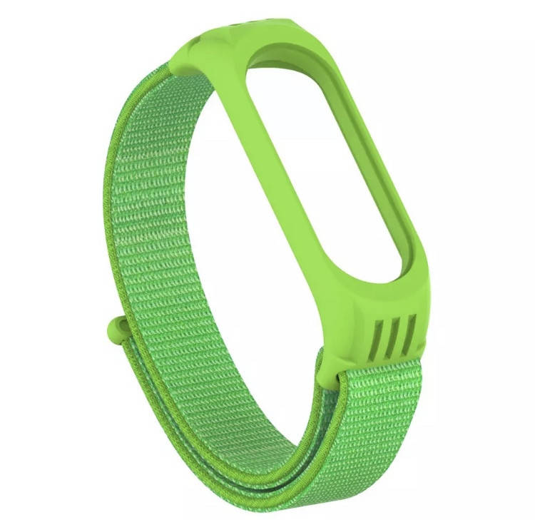 

Нейлоновый браслет / Нейлоновый ремешок для Фитнес-трекер / Смарт часы Mi Band 3 / 4 Зеленый