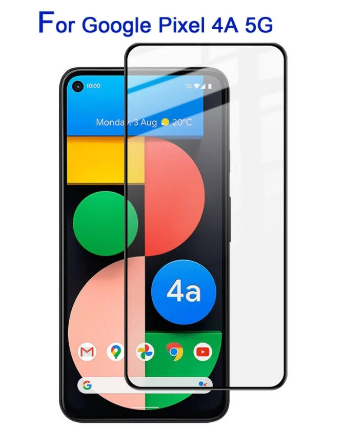 

Защитное стекло 5D для Google Pixel 4a 5G, Черный