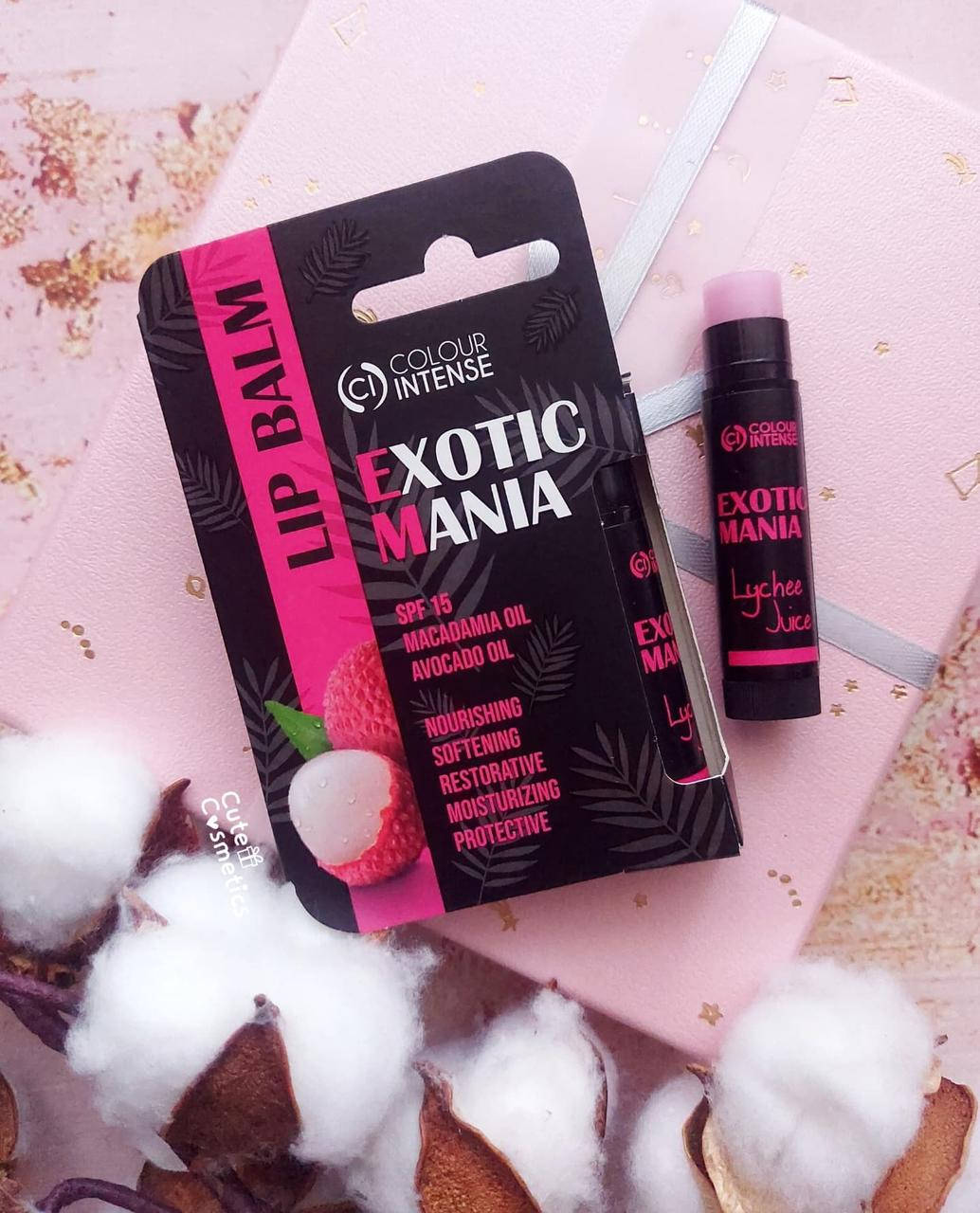 

Бальзам для губ Colour Intense Exotic Mania SPF 15. Лічі
