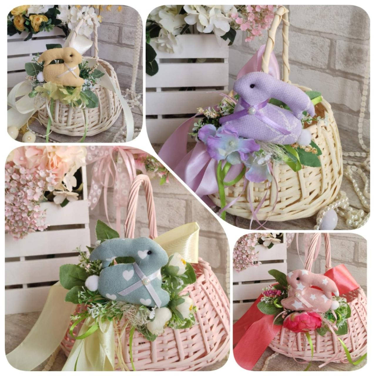 

Лента с кроликом на пасхальную корзину, 1 м на 5 см, 145/105 грн, пасхальный декор.