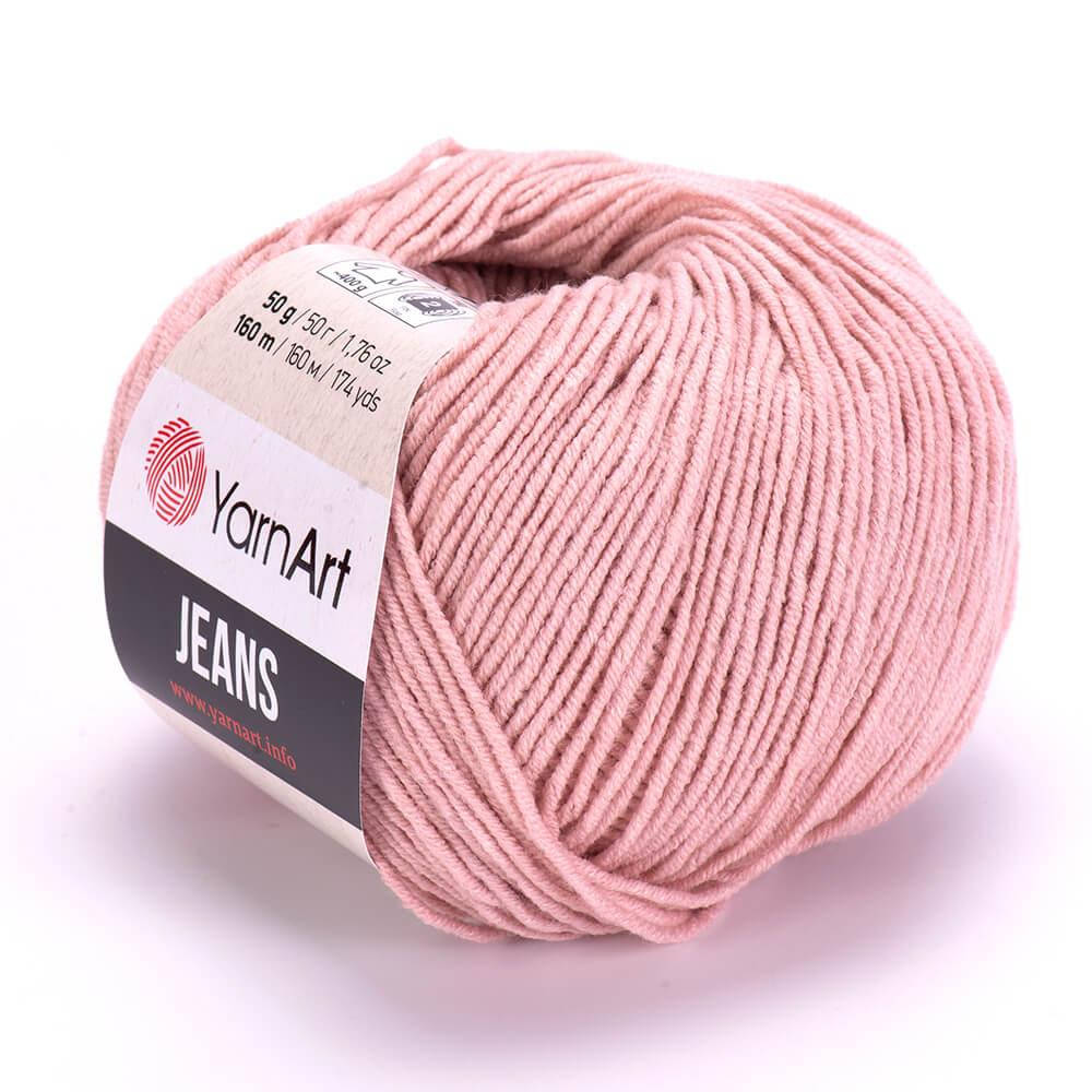 

Yarnart Jeans (ЯрнАрт Джинс) № 83 пудровый (Пряжа полухлопок, нитки для вязания)