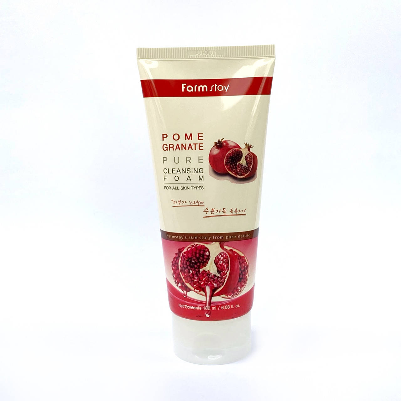 

Пенка для умывания с экстрактом граната FarmStay Pomegranate Pure Cleansing Foam 180 мл