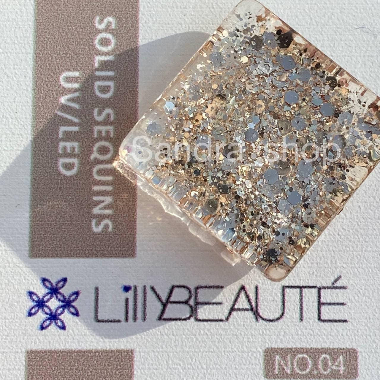 

Glitter Gel (Глиттер гель) Lilly Beaute №04 5g