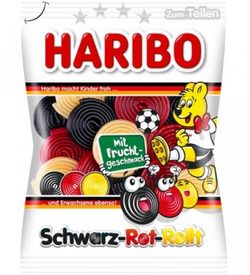 

Haribo Schwarz Rot Rollt 175 g