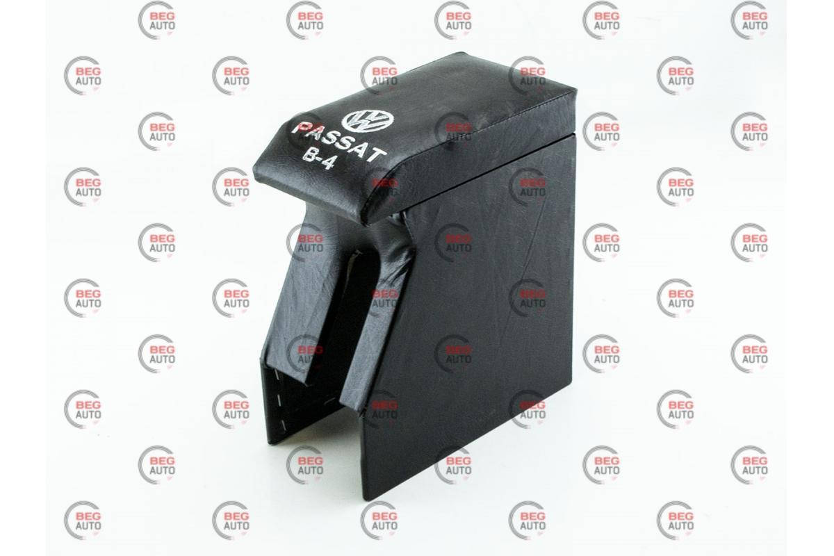 

Подлокотник VW B4 черный с вышивкой (кожзам)