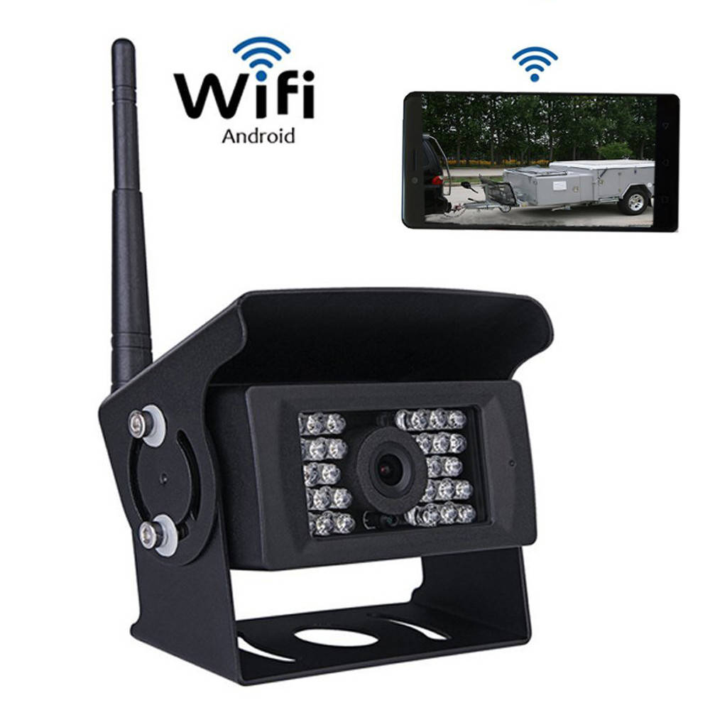 

Парковочная WiFi камера заднего вида Podofo F0503 для грузовых автомобилей, приложение iOS / Android