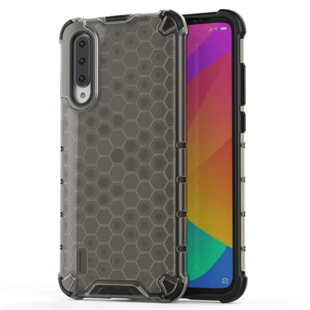 

Чехол для Xiaomi Mi A3 / Mi CC9e Transformer Honeycomb ударопрочный черный