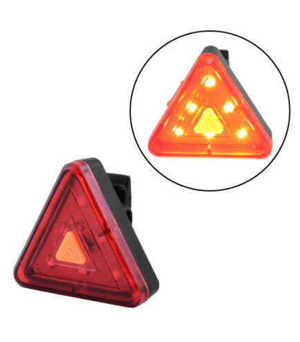 

Задняя фара для велосипеда XFL-108-6SMD RED + клипса + microUSB + 5 режимов
