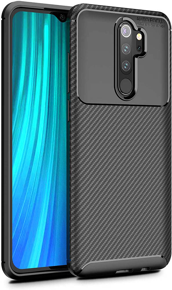 

Чехол накладка Autofocus Carbon Xiaomi Redmi Note 8 Pro (Сяоми Ксиаоми Редми Ноут Ноте 8 Про), Черный