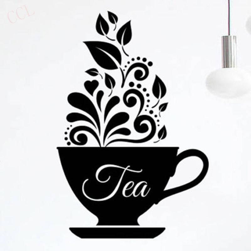 

Виниловая наклейка- Tea - узор 25х18 см