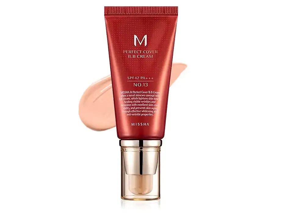 

(#13) Зволожуючий і матуючий BB крем для обличчя Missha Perfect Cover BB Cream SPF 42, 50мл