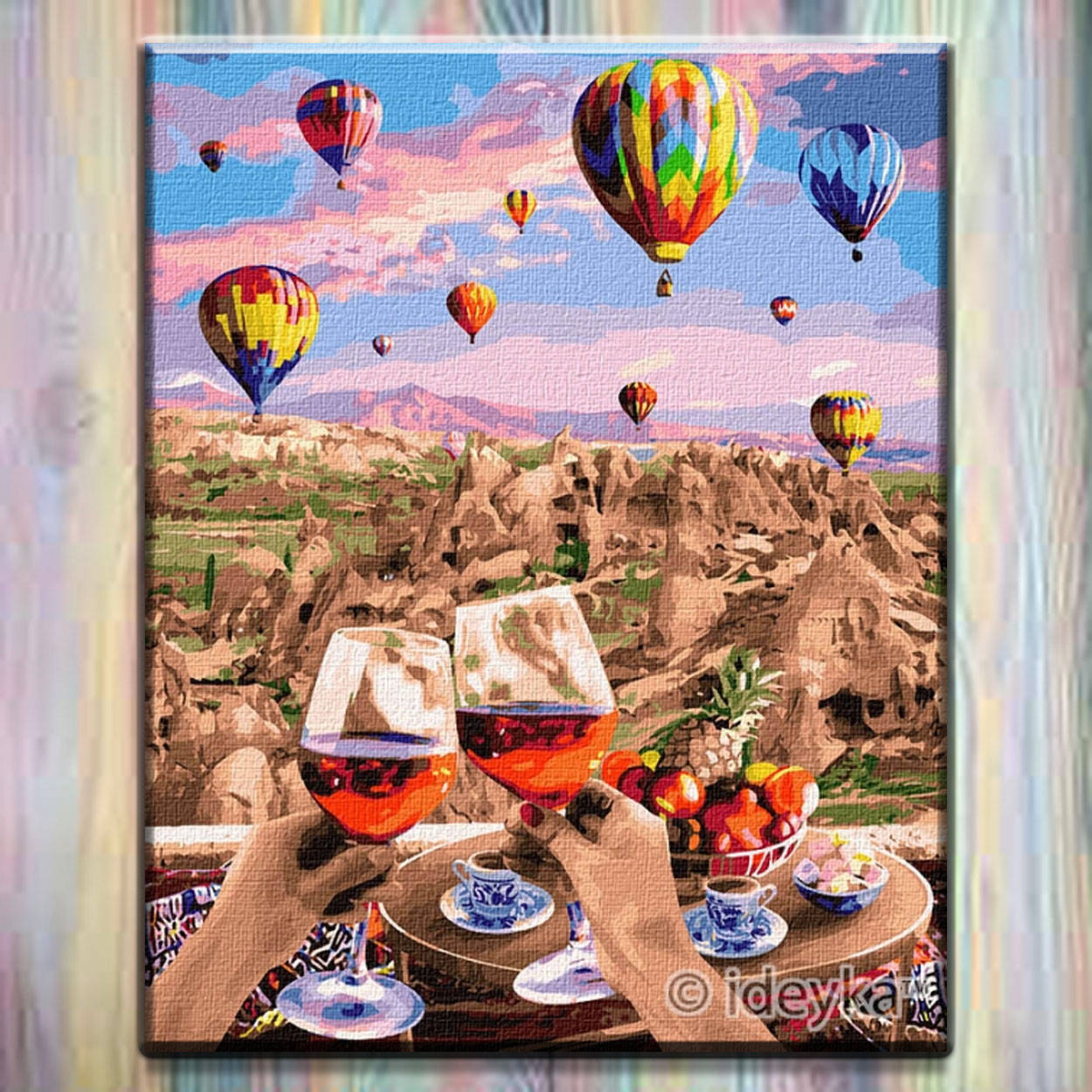 

Картина по номерам ТМ Идейка, Пейзаж "Волшебная Каппадокия" 40*50 см КНО2837