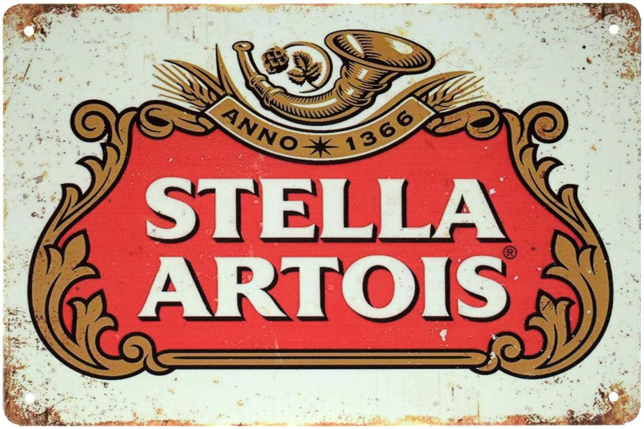 

Металлическая табличка "Stella Artois" (ms-001628)