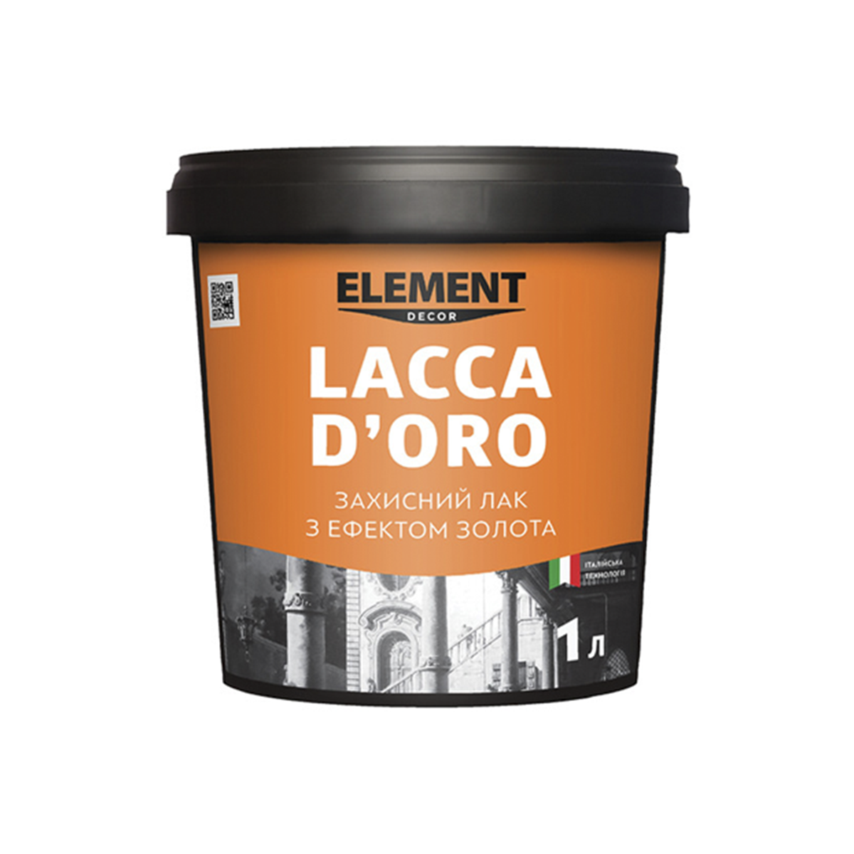 

Лак Element Decor Lacca D'oro с эффектом золота 1л