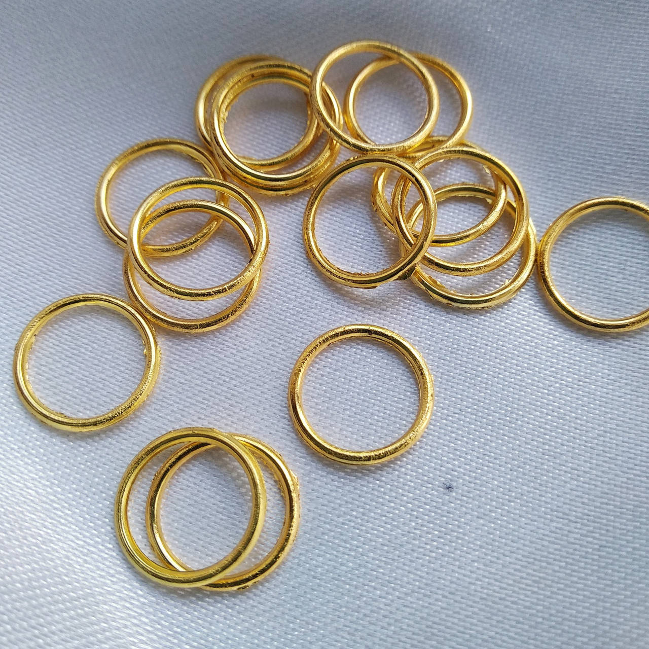 

Фурнітура для білизни, кільце, 1см, золото, Золотистый