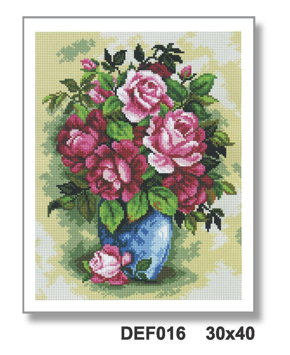 

Алмазна мозаїка "Квіти" 30*40 см