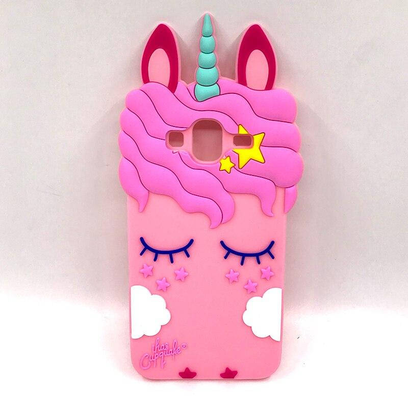 

Чехол 3D Toy для Samsung Galaxy J3 2016 / J320 Бампер резиновый Единорог Rose