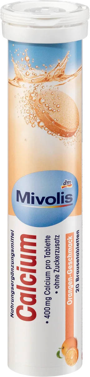 

Кальций шипучие таблетки MIVOLIS, 20 ШТ. (Германия)