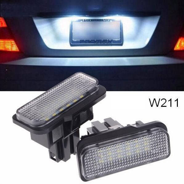 

Диодная подсветка заднего номера Mercedes W211