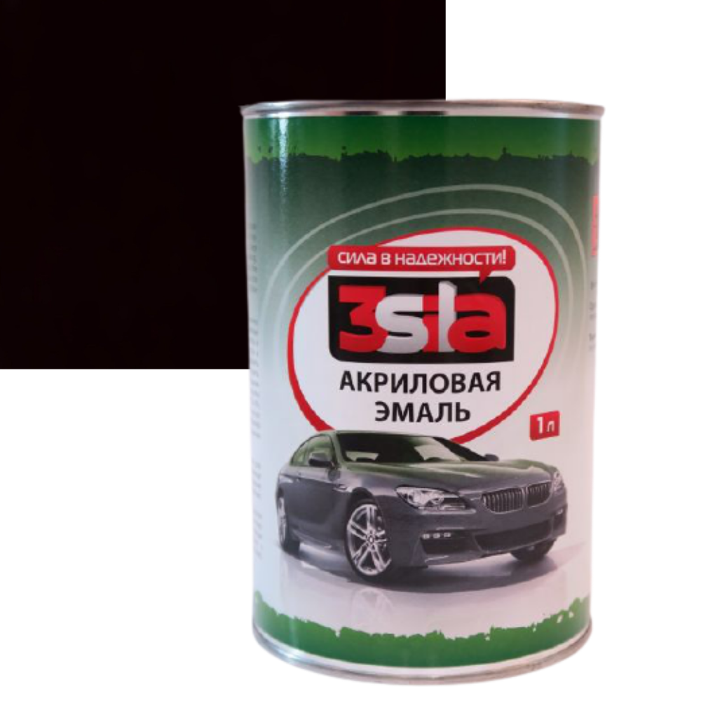 

Автоэмаль акриловая 3Sila Lada 793 темно-коричневая 1л. без отвердителя, Коричневый