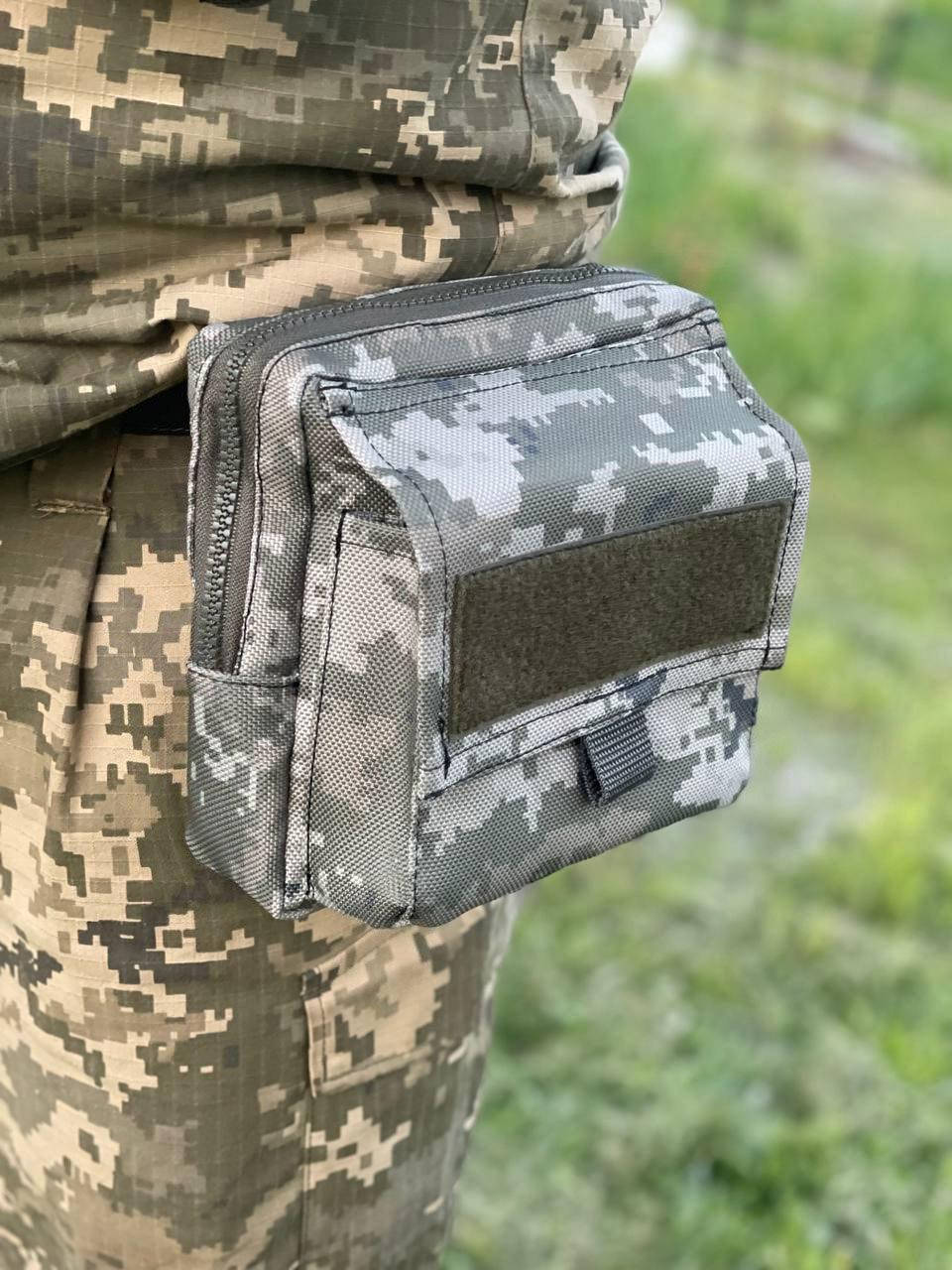 

Армейские спецсумки для аптечки или для гранат Cordura 1200D, военная сумка для аптечек из такни кордура, Камуфляж пиксель