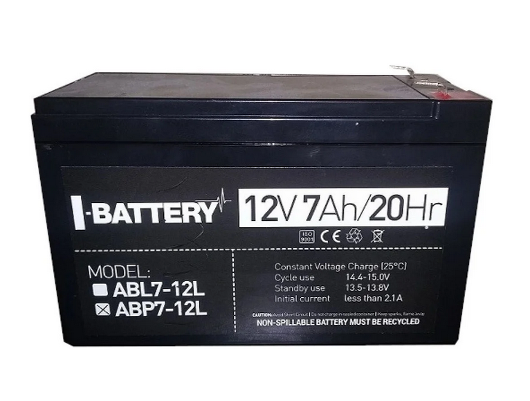 

Аккумулятор 12V 7Ач для охранных и пожарных сигнализаций