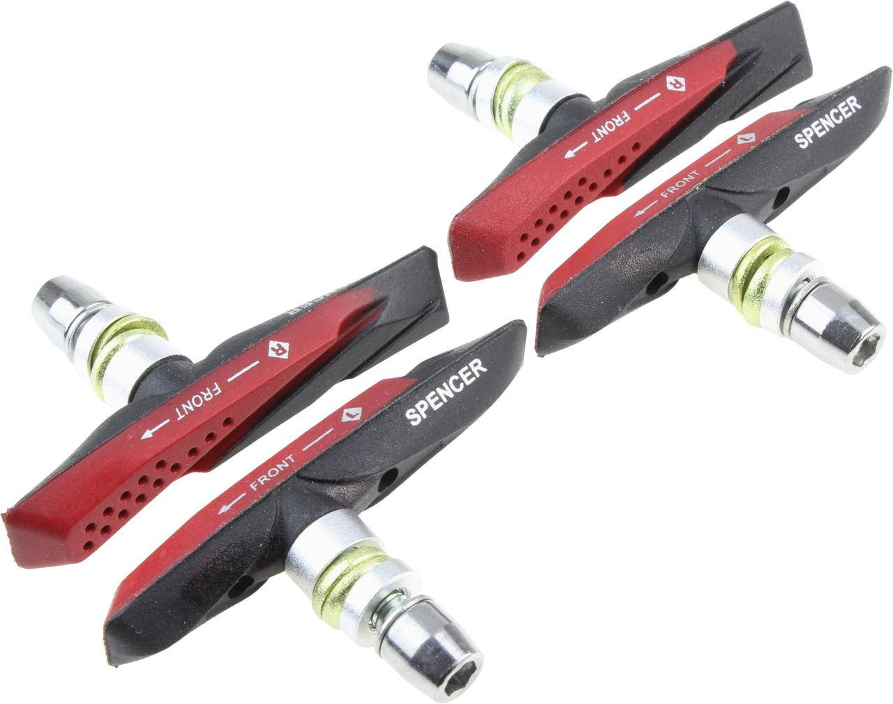 

Тормозные колодки Spencer Aqua Guige, две пары, черный с красным (HAM210)