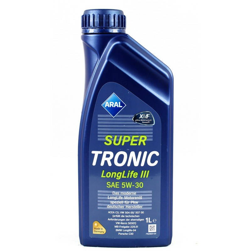 

Масло моторное ARAL 5W-30 Super Tronic LL Long Life3 1L Масло моторное