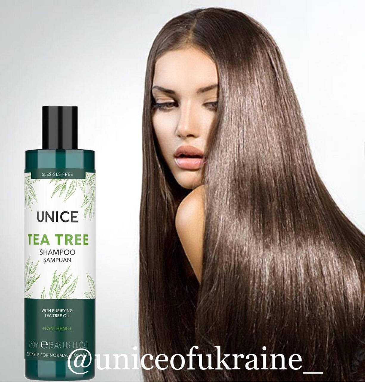 

Шампунь Unice з олією чайного дерева, 250 мл