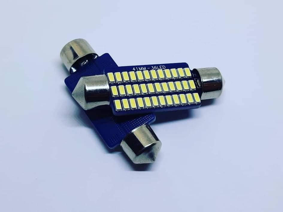 

Лампа SV8,5(C5W, C10W)AC 12V LED 36х3014 white 41mm (обманка)