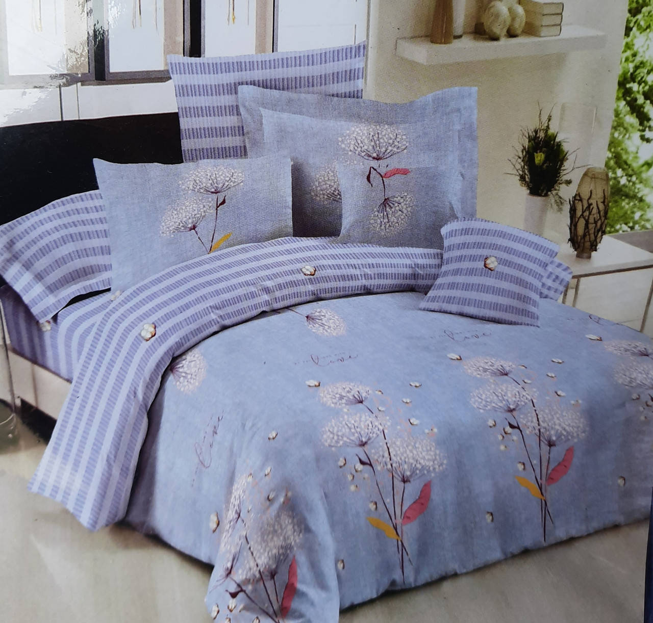 

Двуспальное постельное бязь 100% хлопок