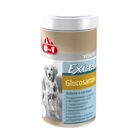 

Хондропротектор 8in1 Excel Glucosamine для собак таблетки 55 шт