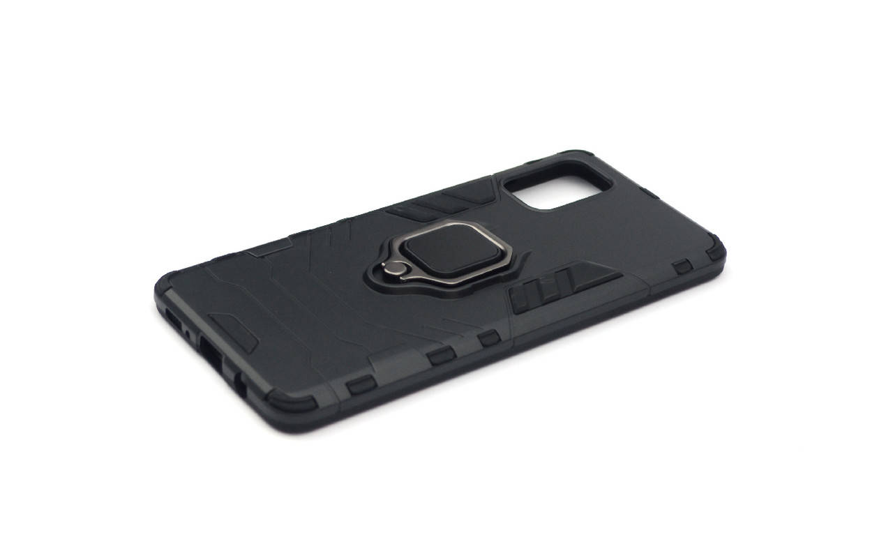 

Бронированный чехол для Samsung Galaxy A71 A715 с кольцом Black (Самсунг А71), Черный