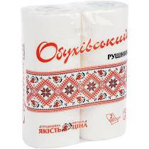 

Рушники пап. Обухівський Економ (етик.-вишиванка) 2шар. 2рул/38 білі цел. 29271