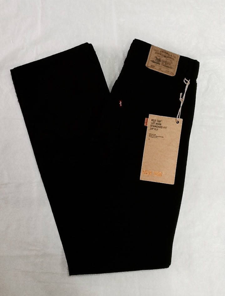 

Джинсы мужские черные классика Levi's 630 Comfort Double Bleck 33