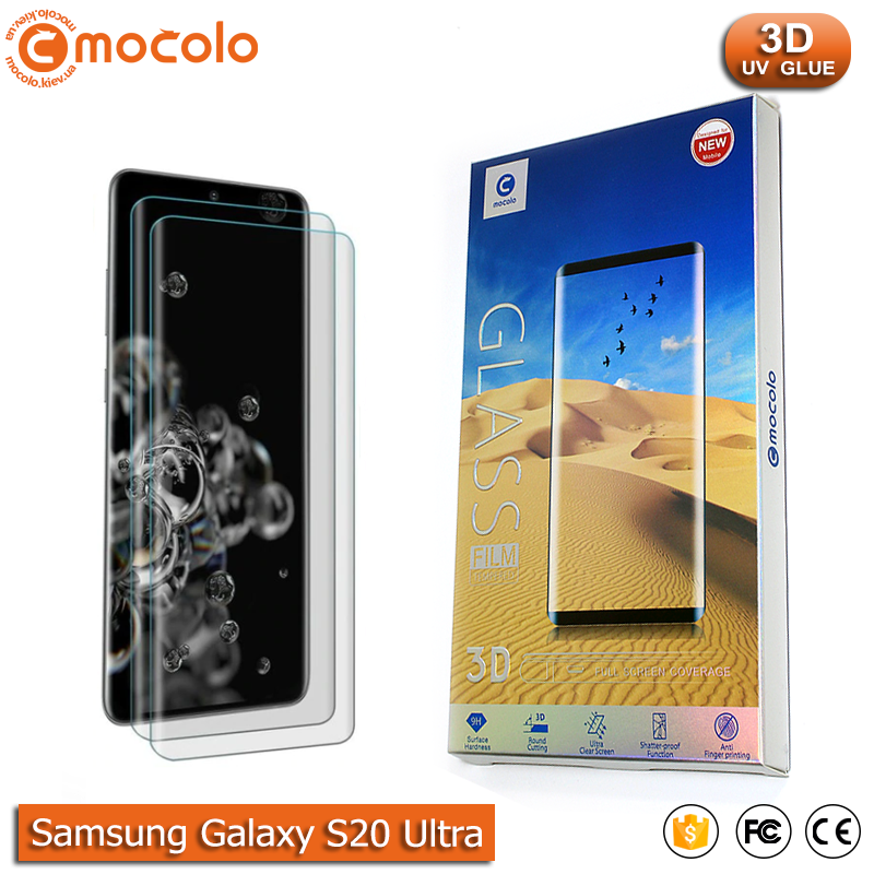

Защитное стекло Mocolo Samsung Galaxy S20 Ultra Nano Optics UV Liquid Tempered Glass 3D (Clear)