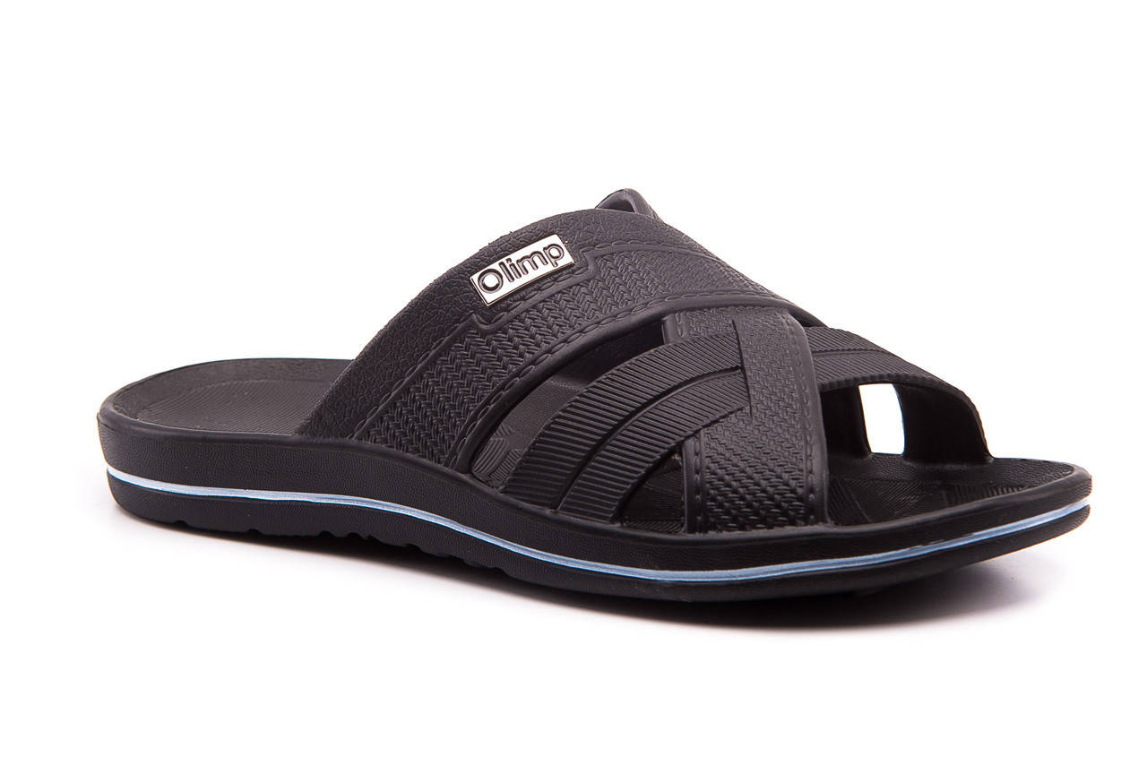 

Мужские сланцы, шлепанцы, тапочки для пляжа, работы "ОЛИМП" черного цвета 42, Черный