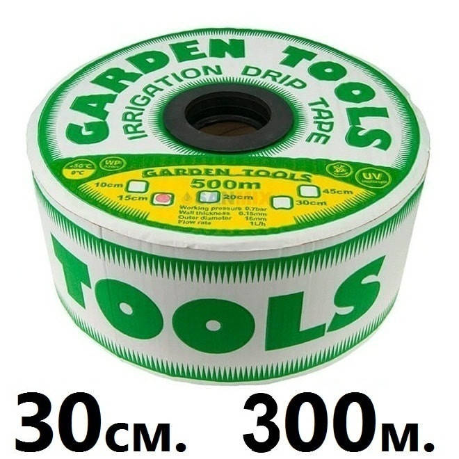 

Лента Garden tools щелевая с интервалом 30 см 1.0L бухта 300 м